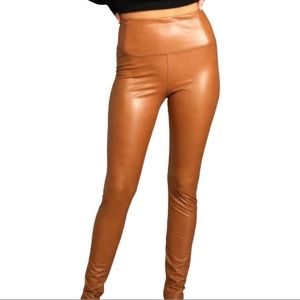 Camel Leggings Tights Yoga Lounge Athleisure Neutral Butt Lifting Pants Medium